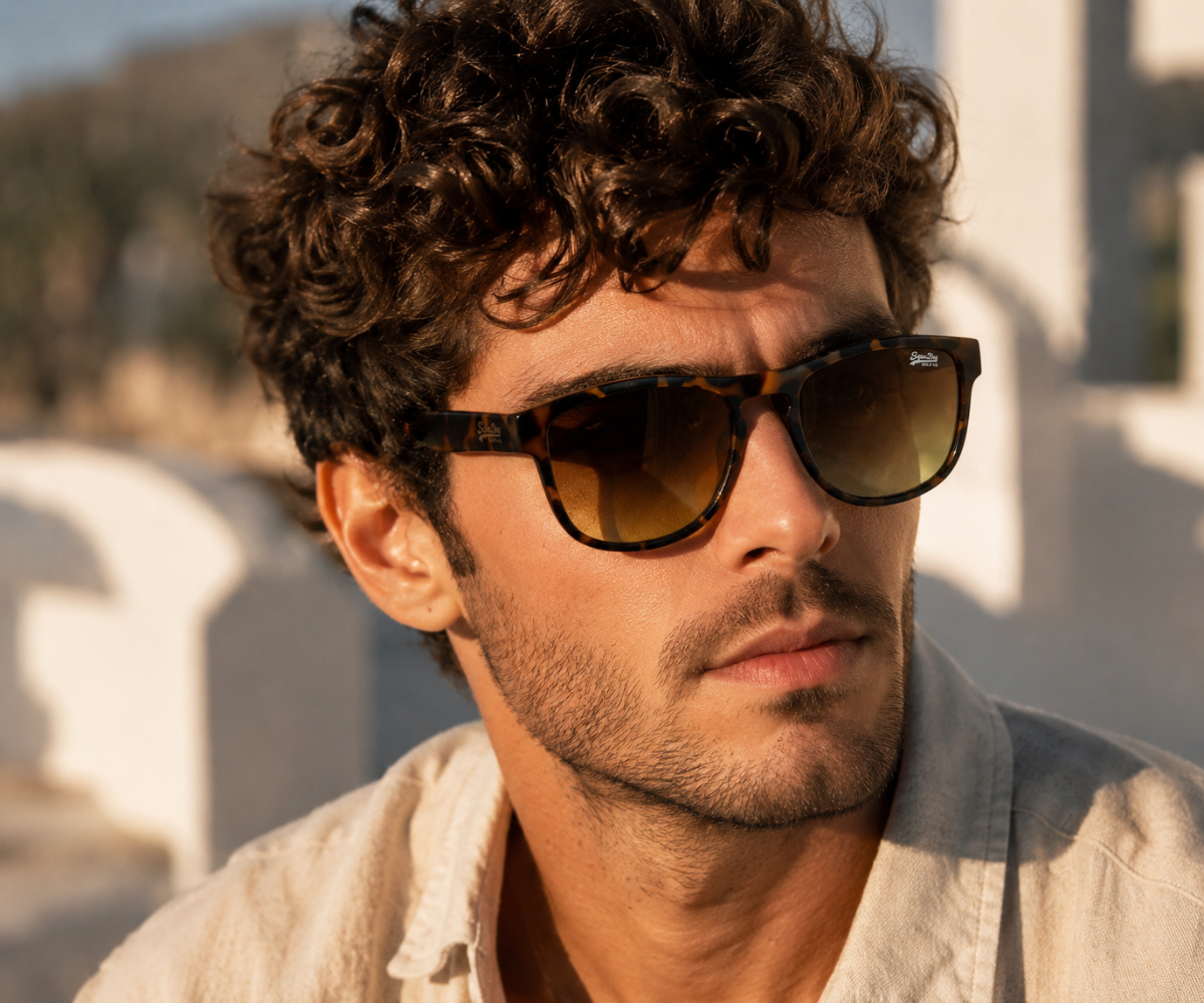 Superdry SDS-ROCKSTAR-170A Brown Sunglasses - Offer