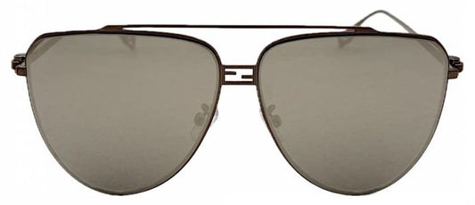 Fendi FE40122U 5945C Black Sunglasses - Black frame, Grey lens