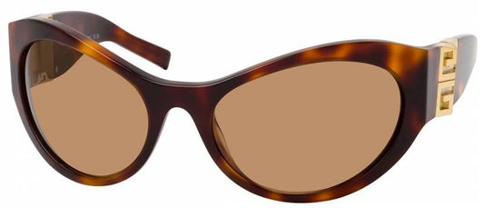 Givenchy GV40073I 6353E Havana Sunglasses - Brown / Tortoise frame, Brown lens