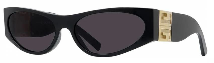 Givenchy GV40055I 5801A Black Sunglasses - Black frame, Grey lens