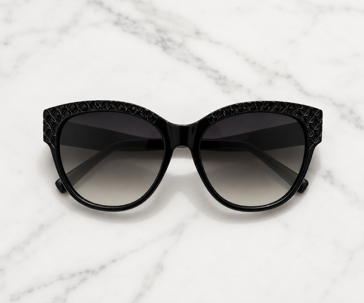 Karen Millen KM5058 001 Black Sunglasses