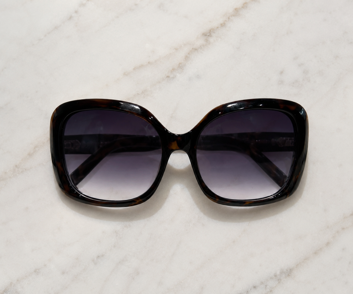 Karen Millen KM5053 103 57 Brown Havana Sunglasses