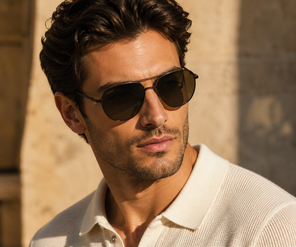 Hugo Boss BOSS 1557/0/F/S 6270 Bronze Metallic Sunglasses