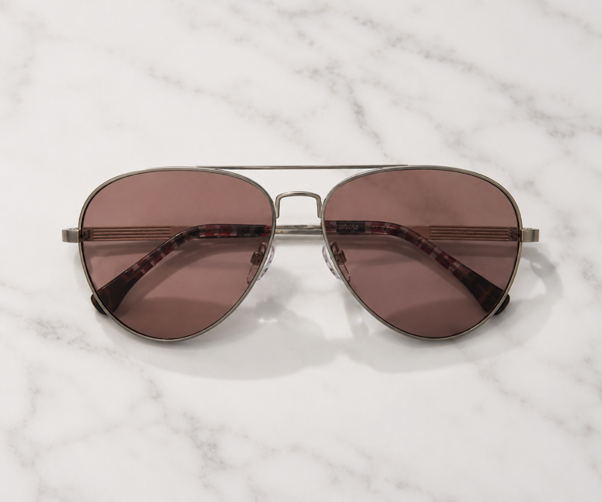 Barbour BA8112 C1 Silver Gun Metal Sunglasses