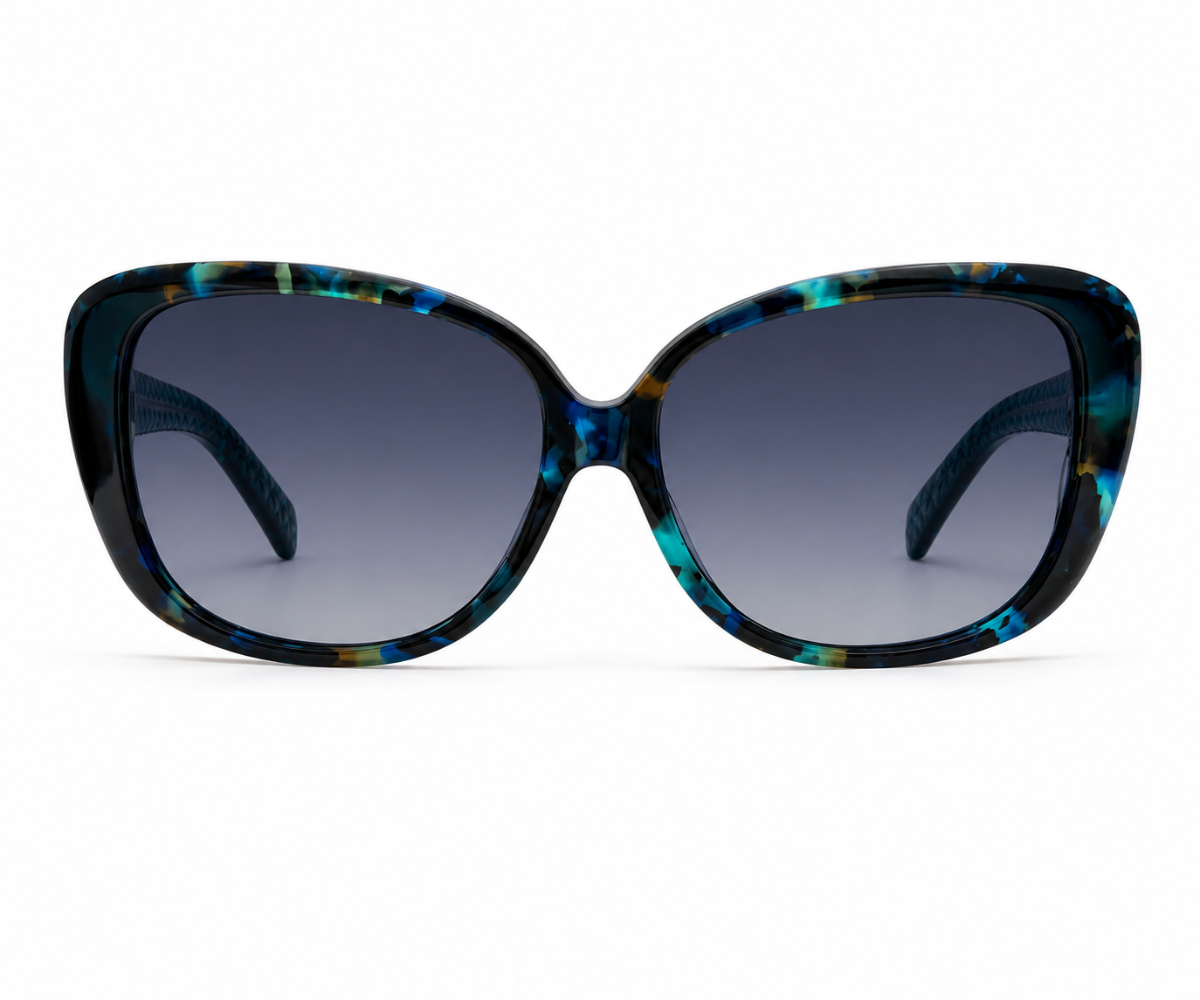 Karen Millen KM5060 604 Teal Blue Sunglasses