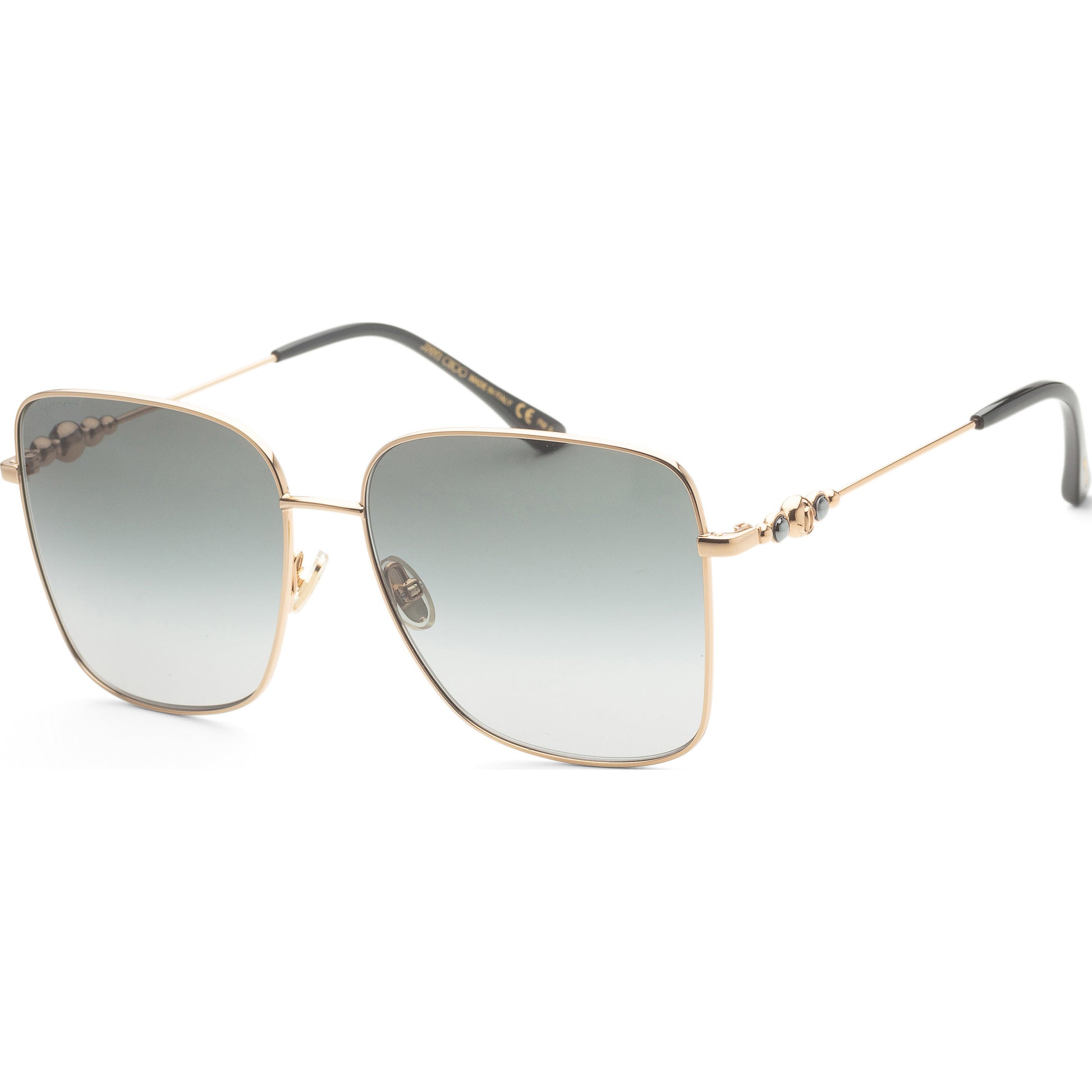 Jimmy Choo HESTER/S 2M29O Gold Sunglasses - Gold frame, Grey lens