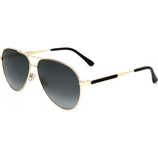 Jimmy Choo JIMENA/S 2M29O Gold Sunglasses - Gold frame, Grey lens