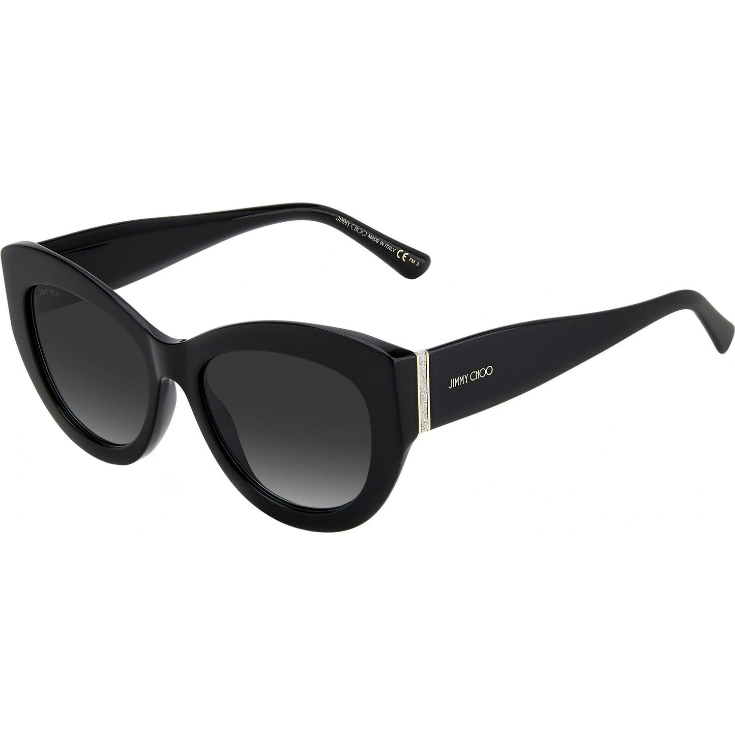 Jimmy Choo XENA/S 8079O Black Sunglasses - Black frame, Grey lens
