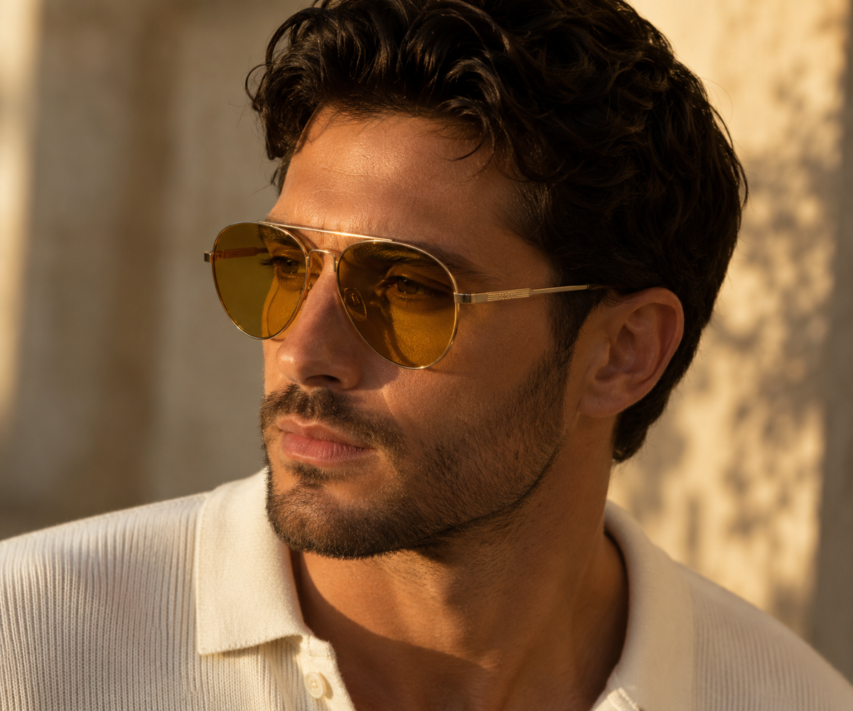 Barbour BA8112 C3 Gold Sunglasses