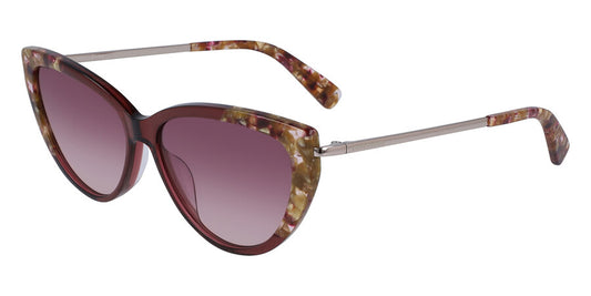 Longchamp LO637S (611) Ruby Sunglasses - Ruby frame, Red lens