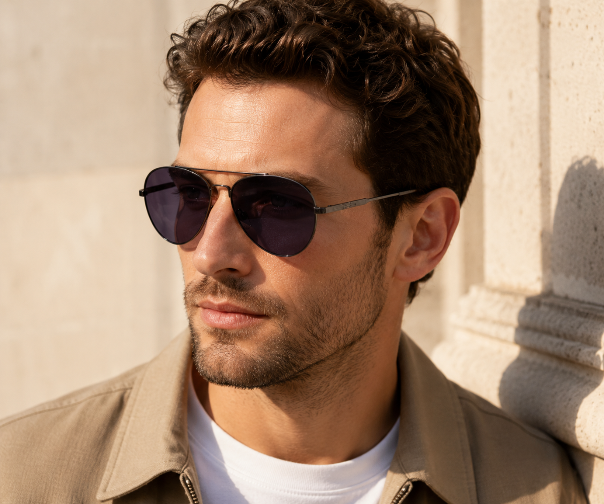 Barbour BA8112 C2 Gun Metal Sunglasses