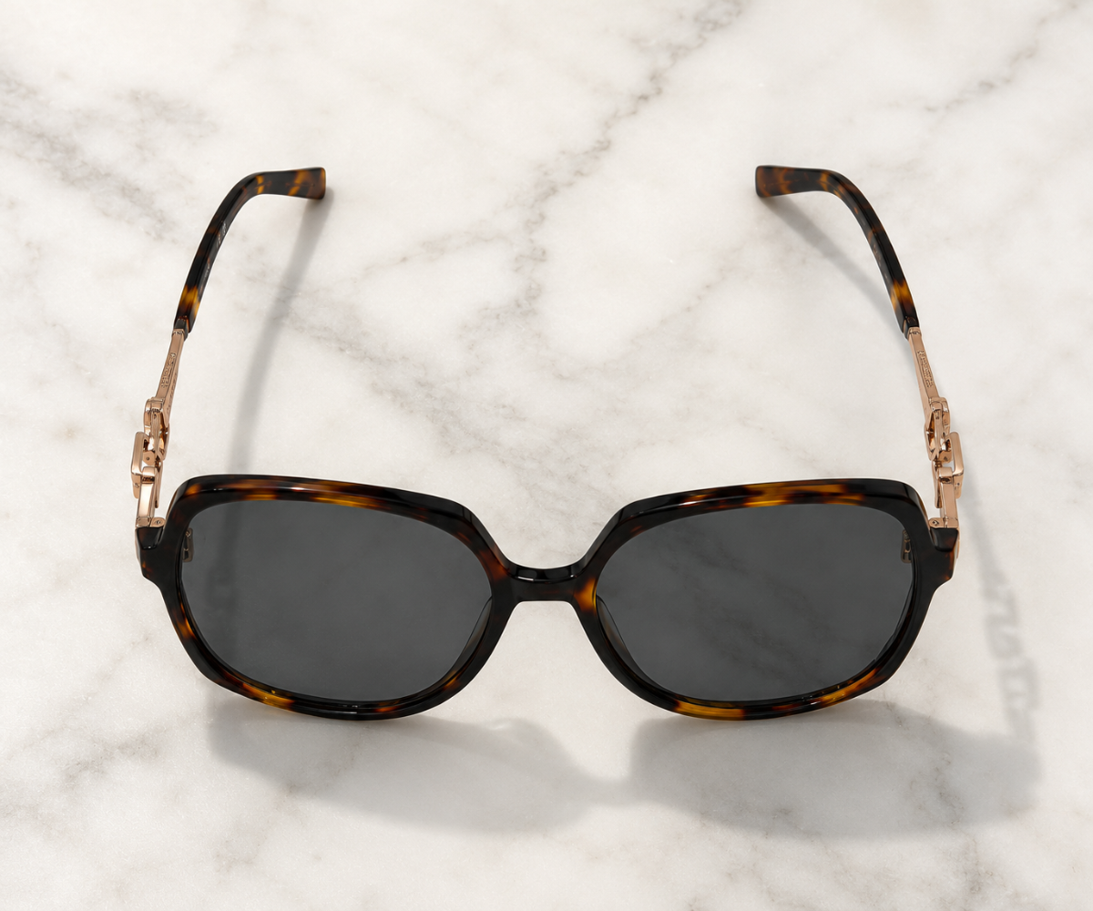 Karen Millen KM5065 134 Dark Tortoise Sunglasses