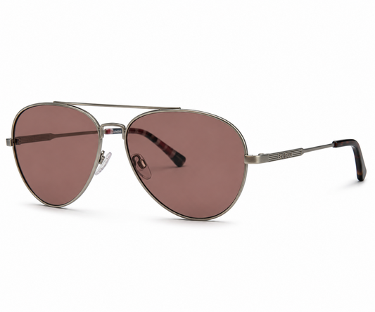 Barbour BA8112 C1 Silver Gun Metal Sunglasses