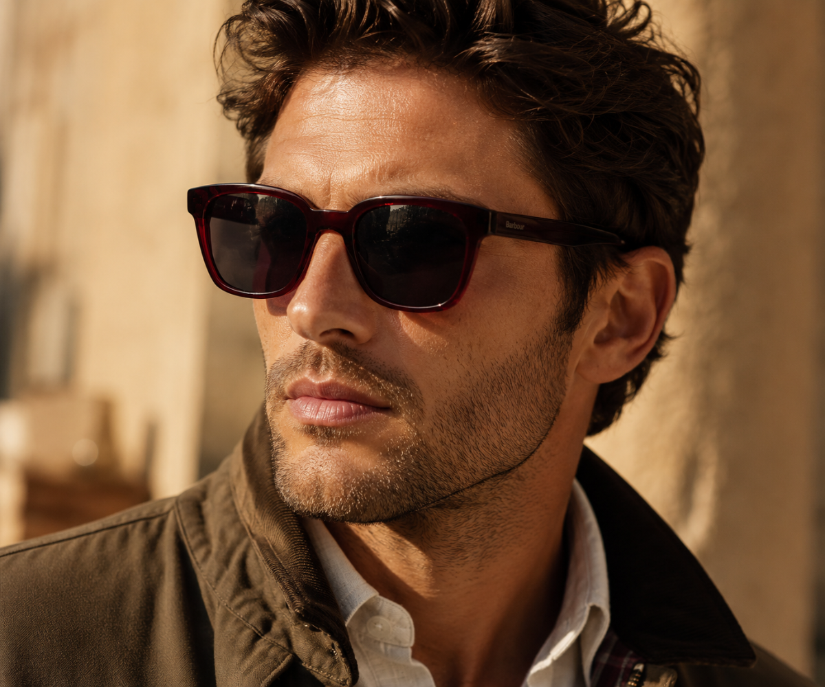 Barbour BA8104 C1 Red Sunglasses