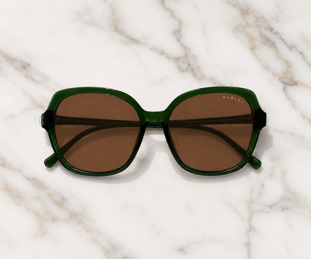 Radley 6505 107PA Transparent Dark Green Sunglasses - Offer