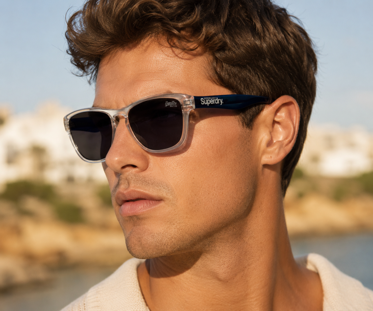 Superdry SDS-ROCKSTAR-175 Transparent Sunglasses - Offer
