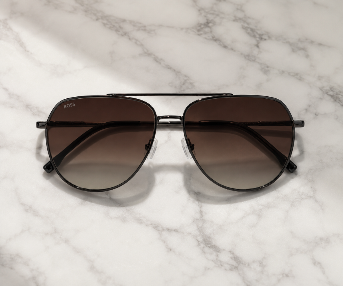Hugo Boss BOSS 1447/S KJ1 DK Gun Metal Sunglasses