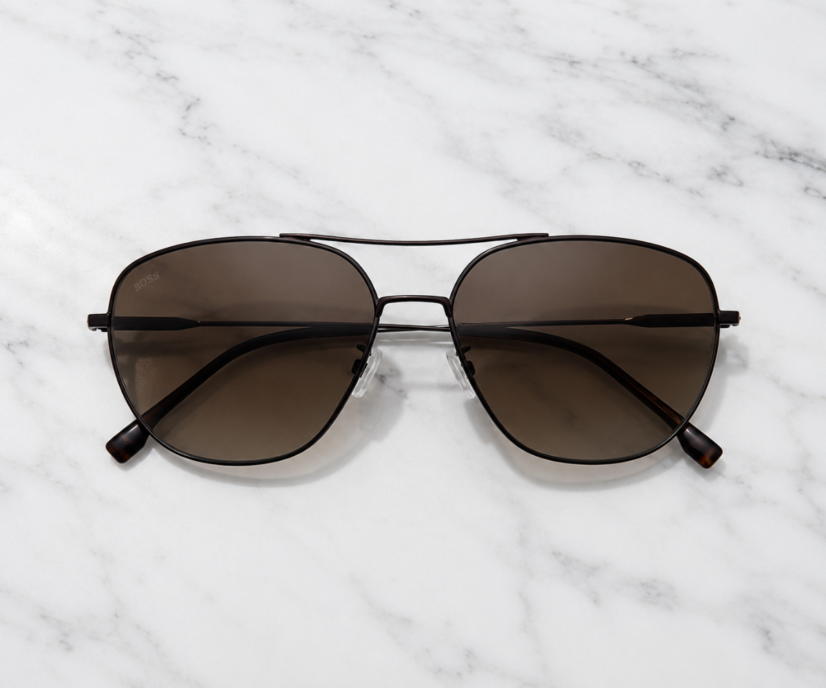 Hugo Boss BOSS 1557/0/F/S 6270 Bronze Metallic Sunglasses