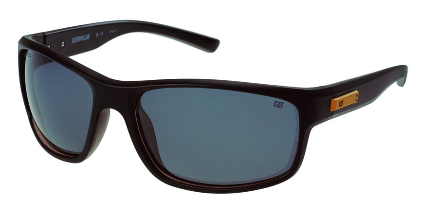 CAT CTS-8019-104P Matte Black Sunglasses - Black frame, Grey lens