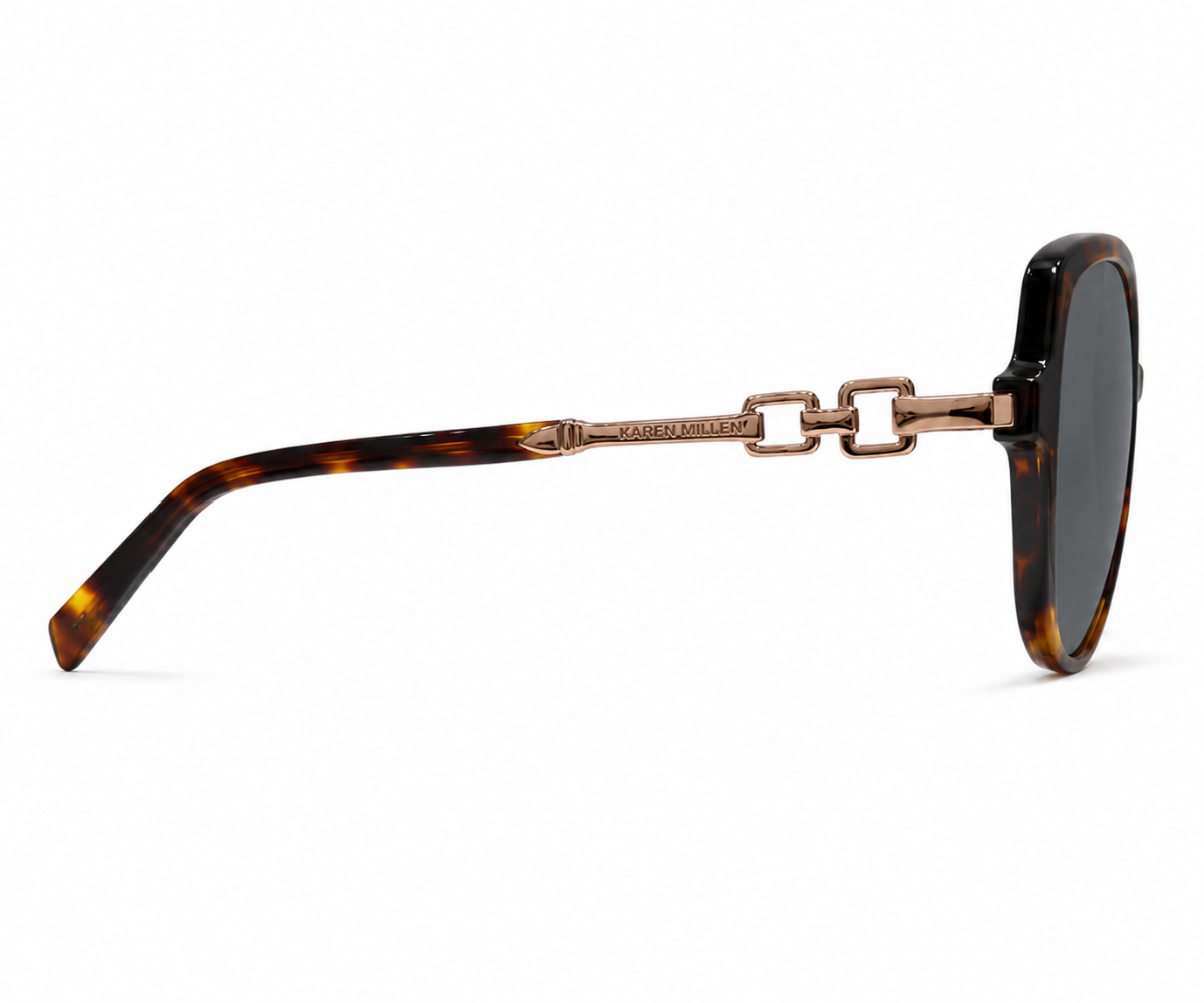 Karen Millen KM5065 134 Dark Tortoise Sunglasses