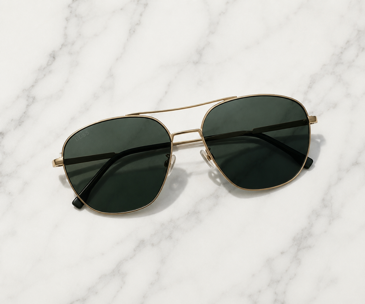 Hugo Boss BOSS 1557/0/F/S A0Z62QT Gold Metallic Sunglasses