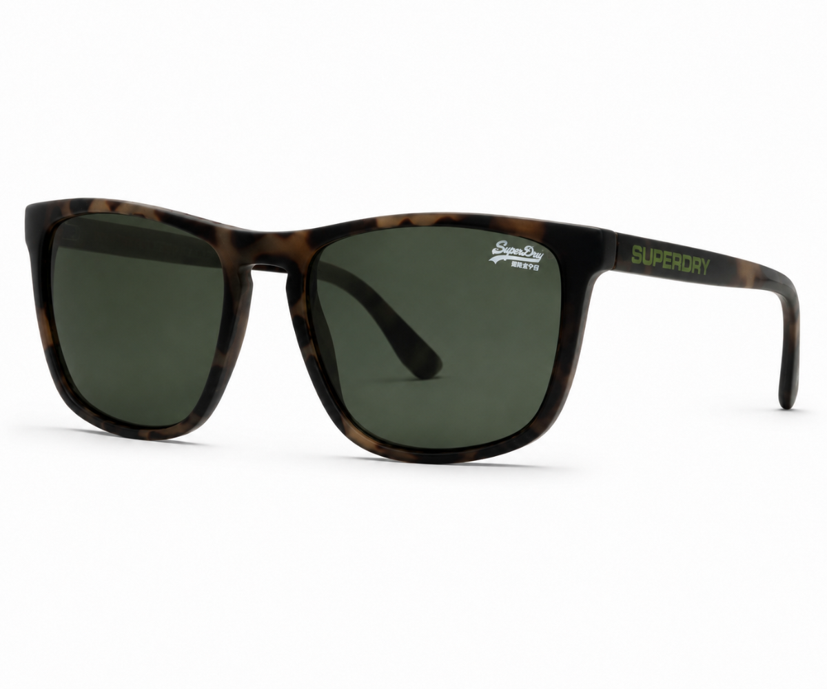 Superdry SDS-SHOCKWAVE-102 Satin Spotted Havana Sunglasses - Offer