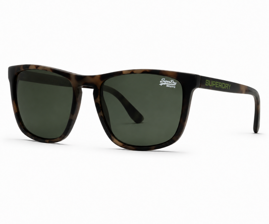 Superdry SDS-SHOCKWAVE-102 Satin Spotted Havana Sunglasses - Offer