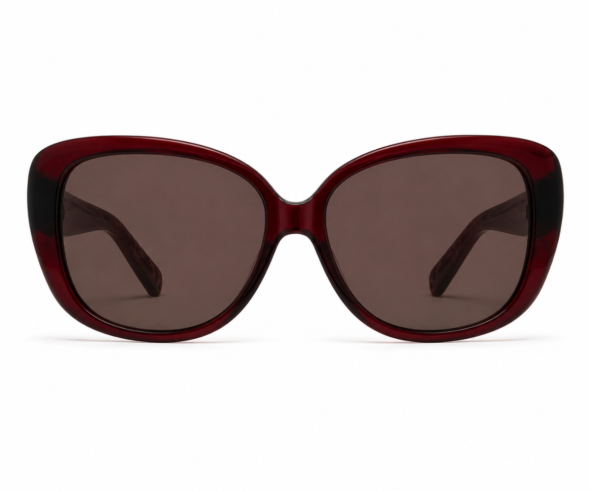 Karen Millen KM5060 249 Transparent Red Sunglasses