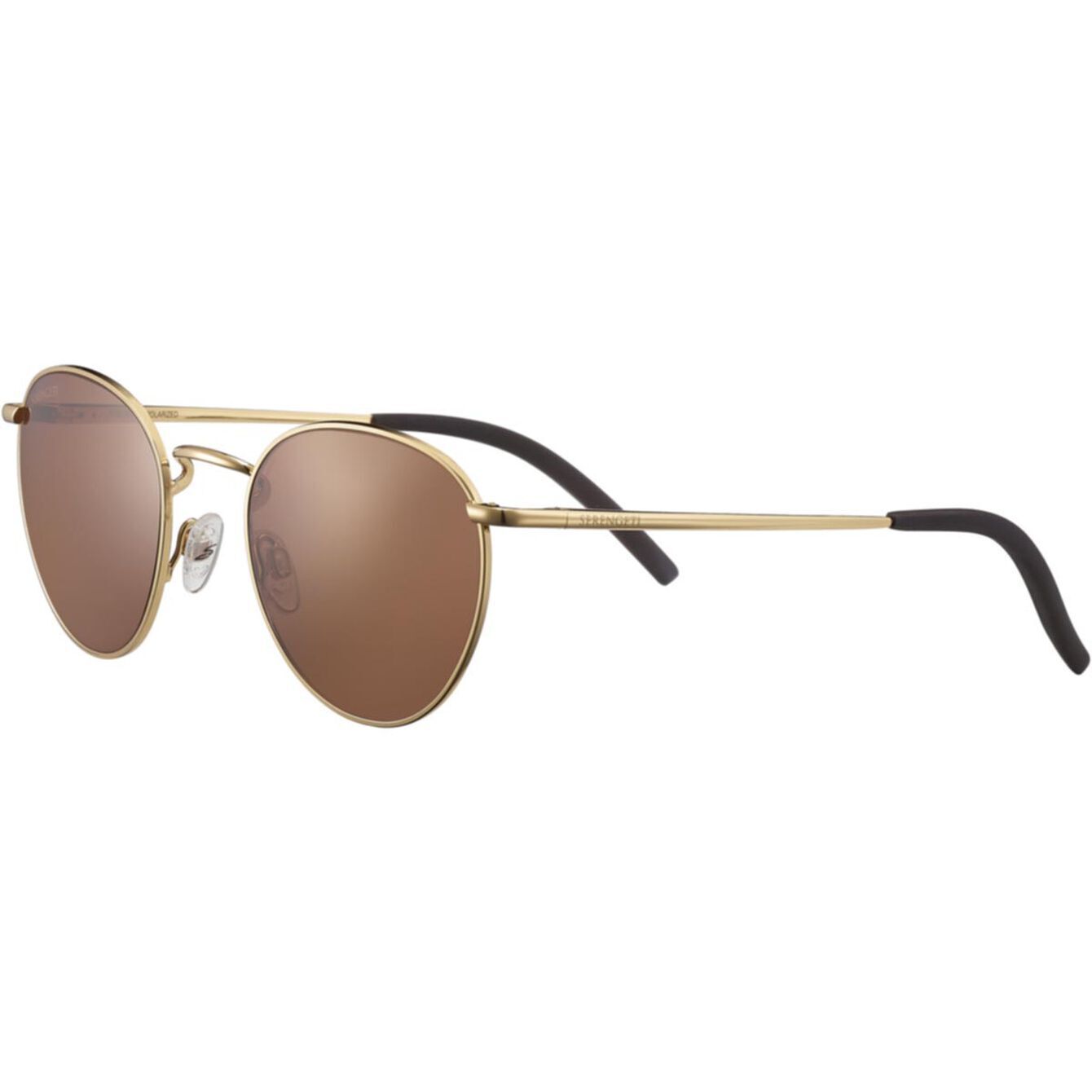 Serengeti HAMEL 8929 Gold Sunglasses - Gold frame, Brown lens