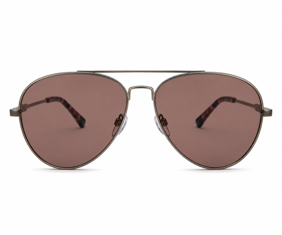 Barbour BA8112 C1 Silver Gun Metal Sunglasses