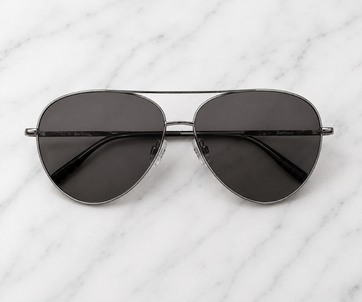 Barbour BA4051 C3 Silver Metal Sunglasses