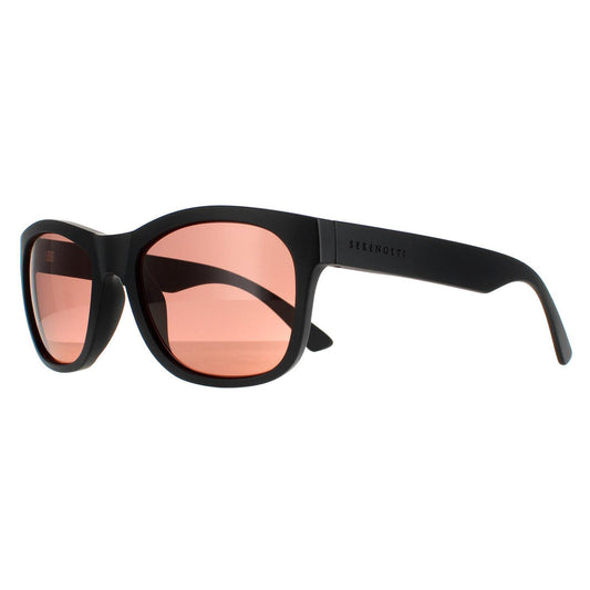 Serengeti SS557003 Black Sunglasses - Black frame, Pink lens