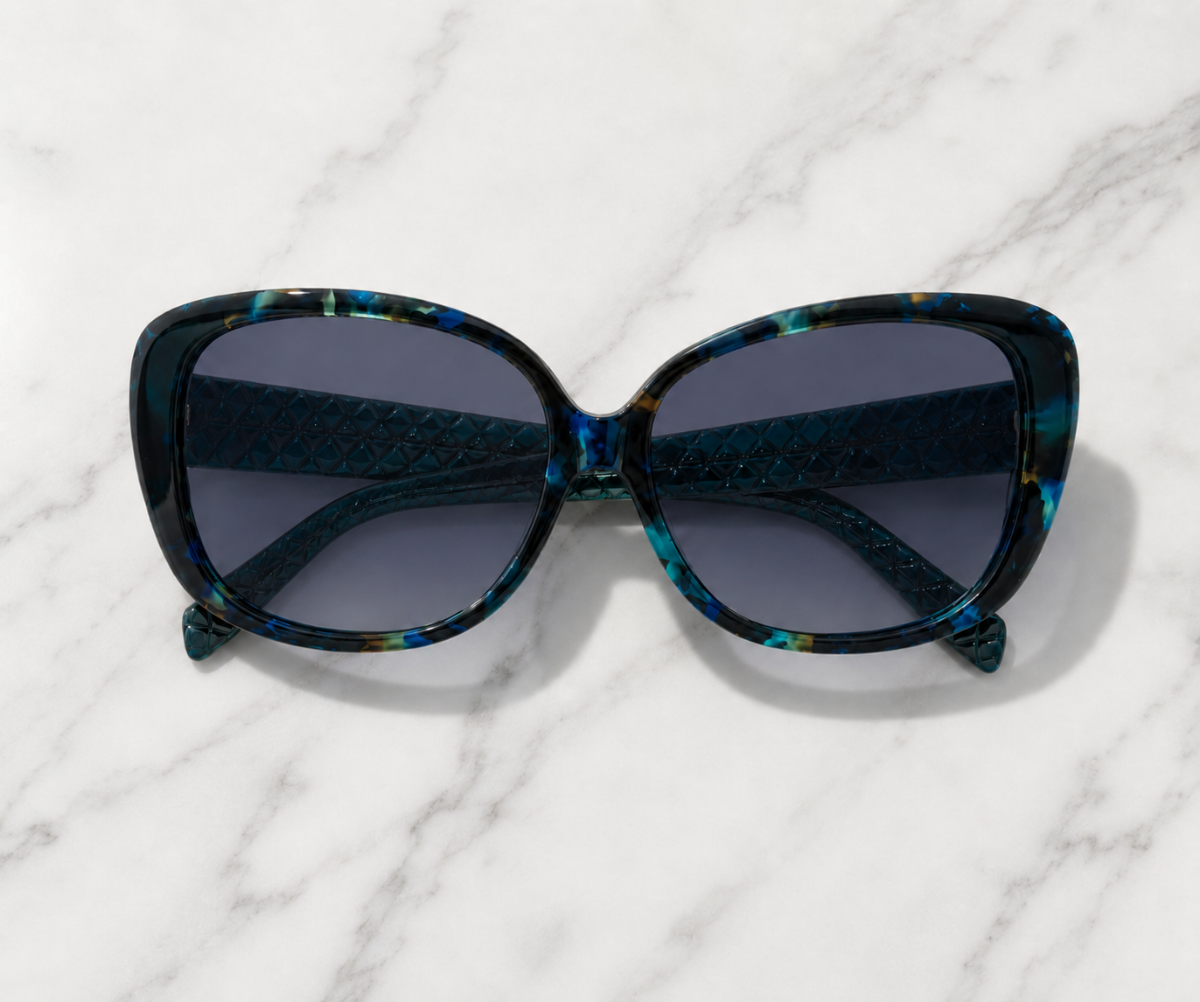 Karen Millen KM5060 604 Teal Blue Sunglasses