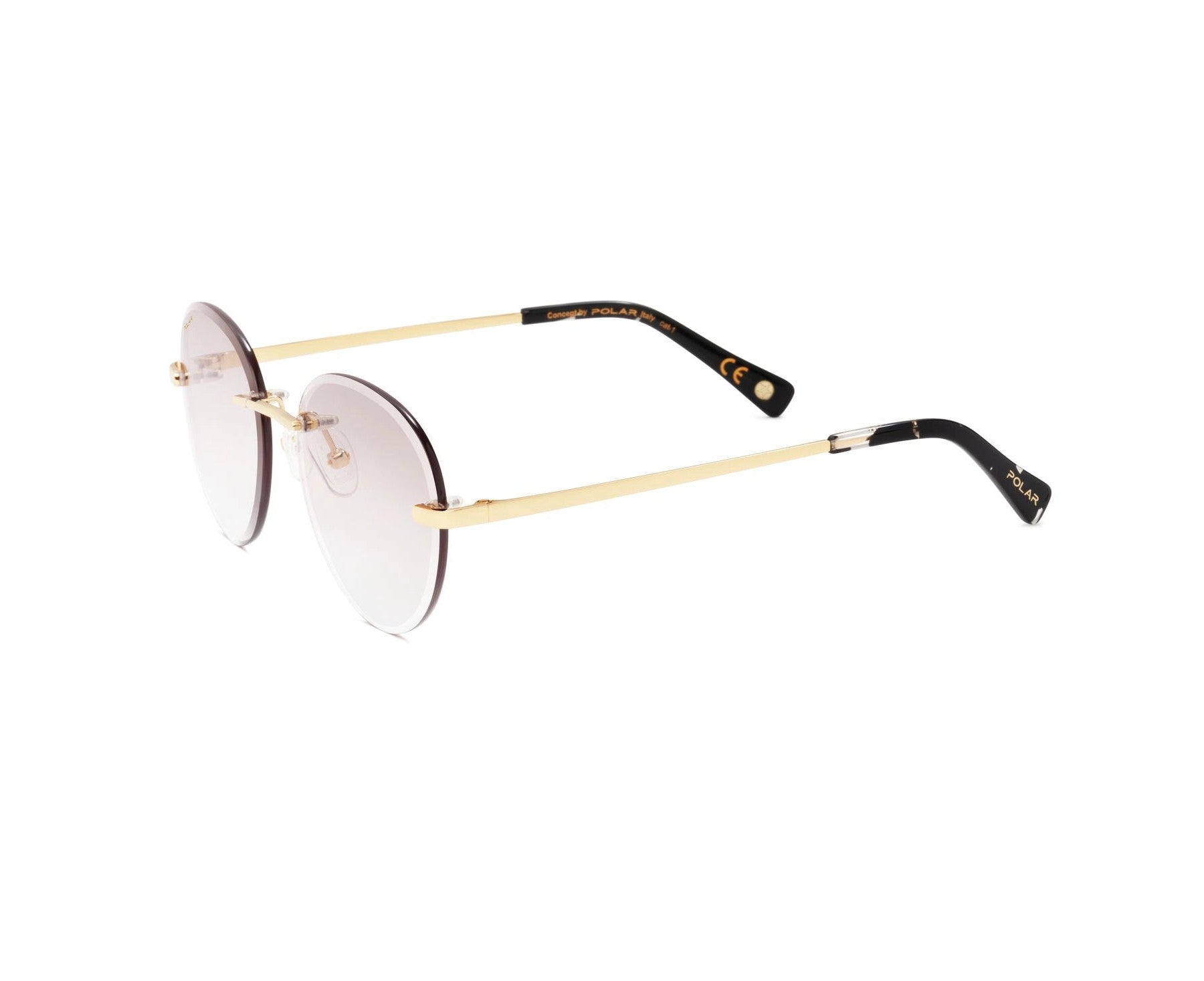 Polar MOD.GOLD 2050 COL.02 Sunglasses - Gold frame, Brown lens