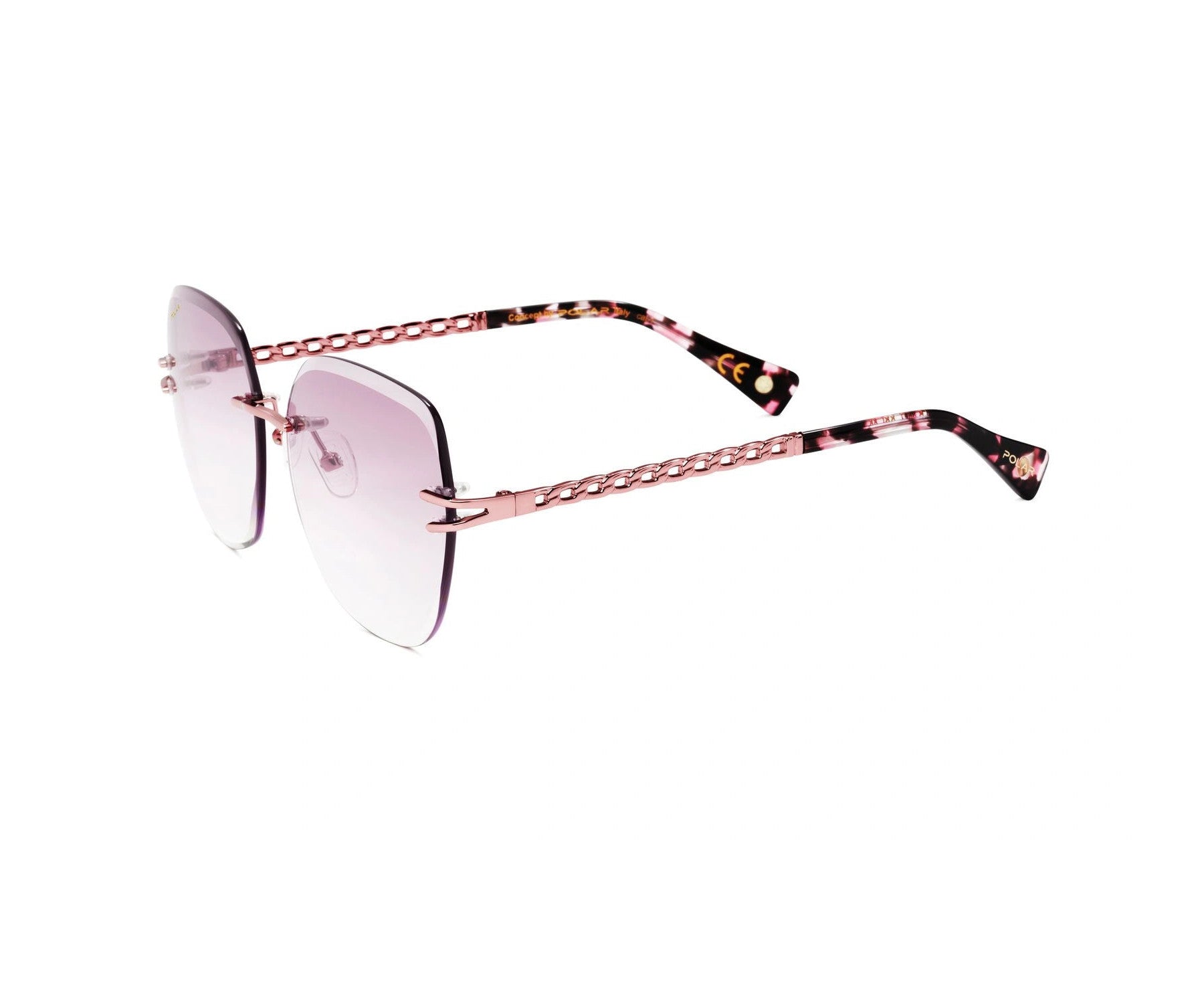 Polar MOD.GOLD 2051 COL.08 Pink Sunglasses - Pink / Rose frame, Pink lens