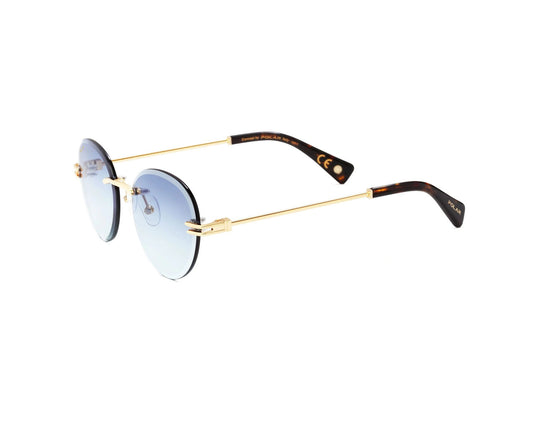 Polar MOD.GOLD 2052 COL.02 Sunglasses - Gold frame, Blue lens
