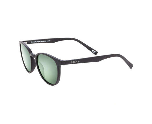 Polar MOD.ECHO COL.76/G Black Sunglasses - Black frame, Green lens