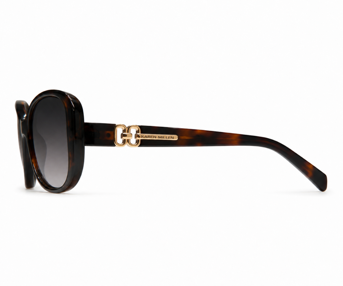Karen Millen KM5054 100 Dark Tortoise Sunglasses