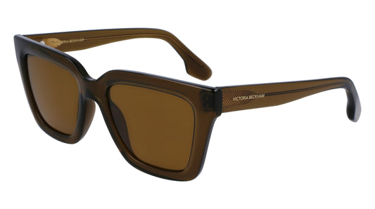 Victoria Beckham VB644S (316) Khaki Sunglasses - Brown frame, Brown lens