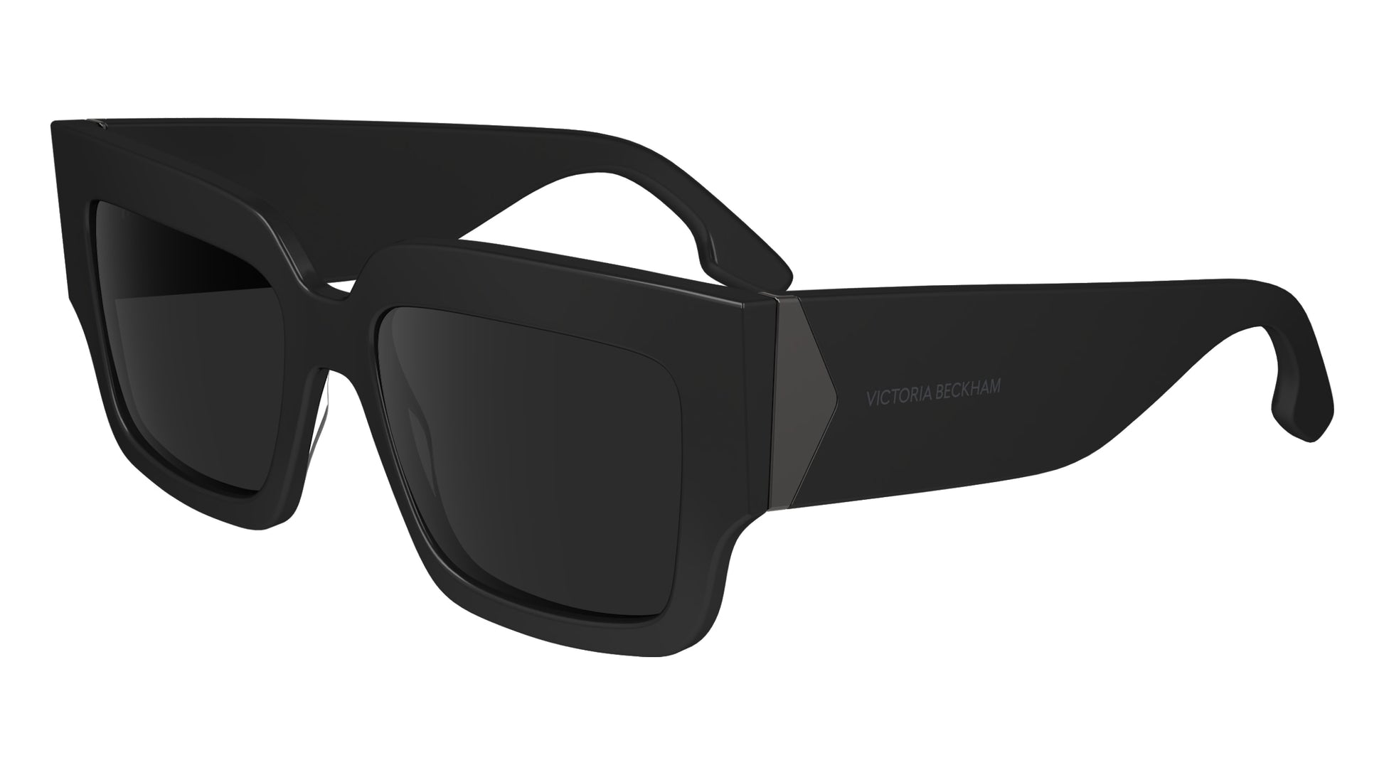 Victoria Beckham VB667S (001) Black Sunglasses - Black frame, Grey lens
