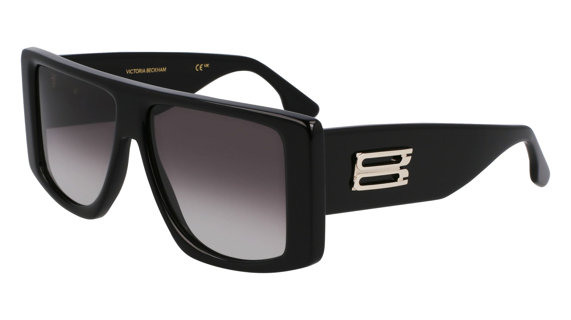 Victoria Beckham VB678S (001) Black Sunglasses - Black frame, Grey lens