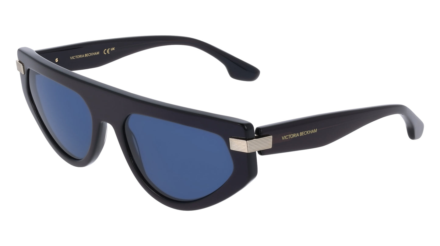 Victoria Beckham VB685S (415) Black Sunglasses - Black frame, Blue lens