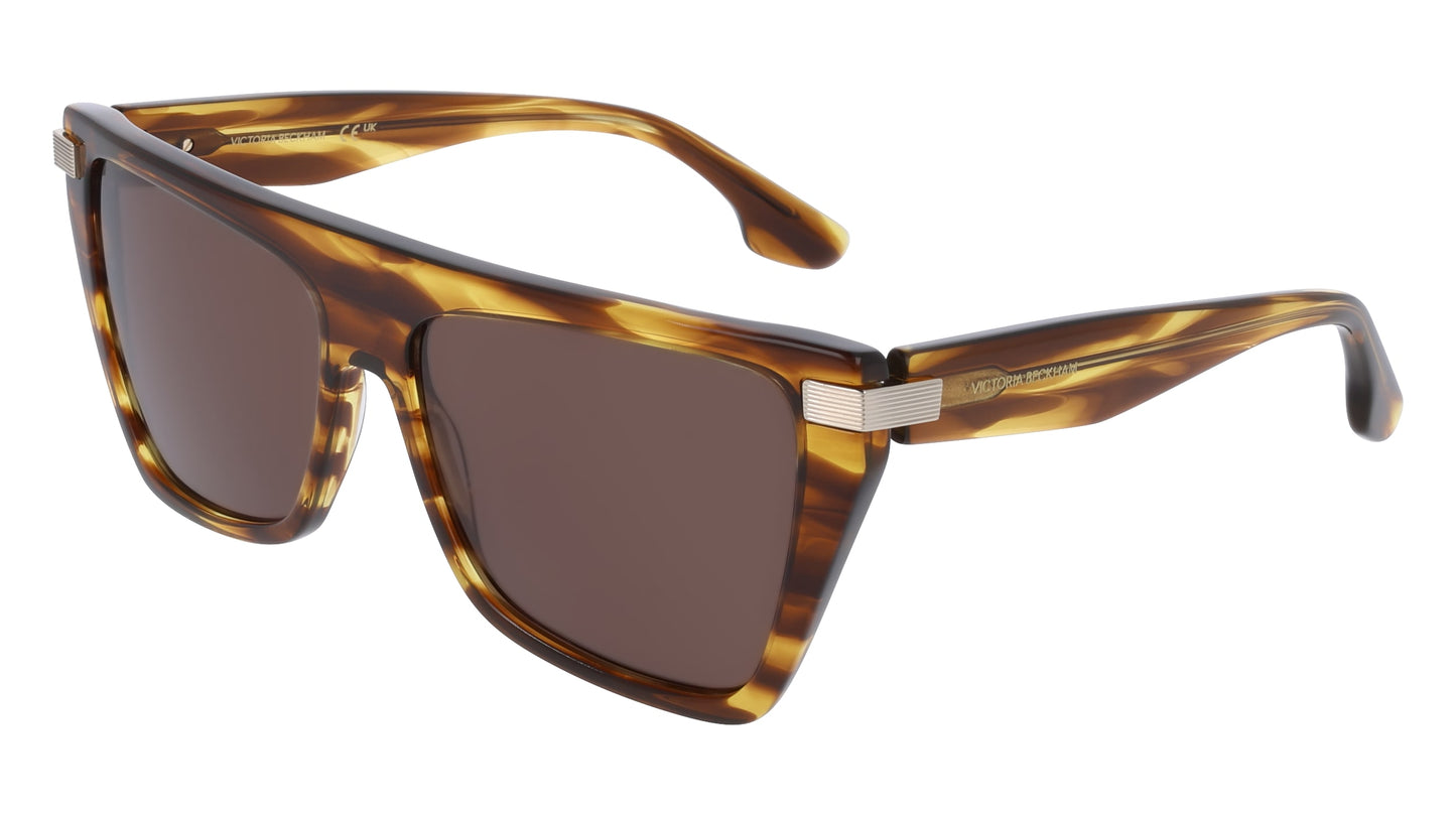 Victoria Beckham VB684S (224) Havana Sunglasses - Brown frame, Brown lens