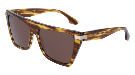 Victoria Beckham VB684S (224) Havana Sunglasses - Brown frame, Brown lens