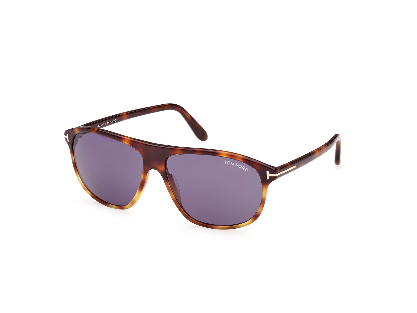 Tom Ford FT1027/S 56V Havana Sunglasses - Brown / Tortoise frame, Blue lens