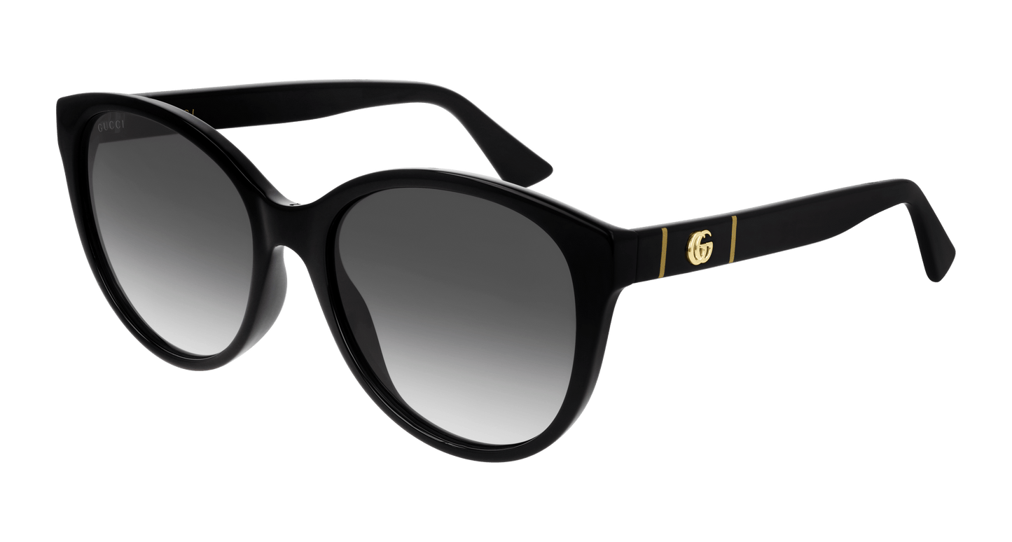 Gucci GG0631S 001 Black Sunglasses - Black frame, Grey lens