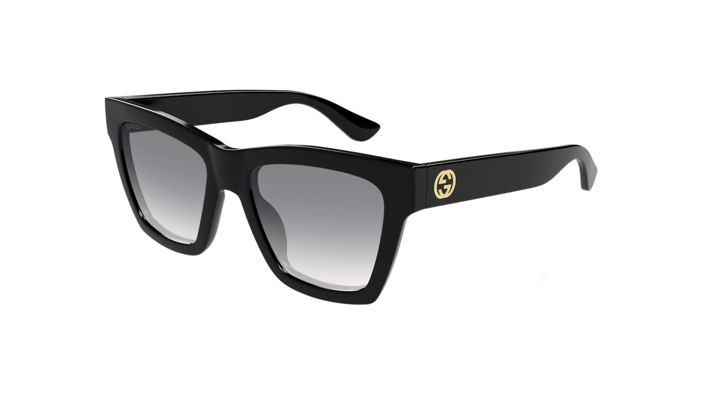 Gucci GG1714S 001 Black Sunglasses - Black frame, Grey lens