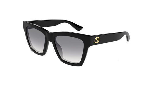 Gucci GG1714S 001 Black Sunglasses - Black frame, Grey lens