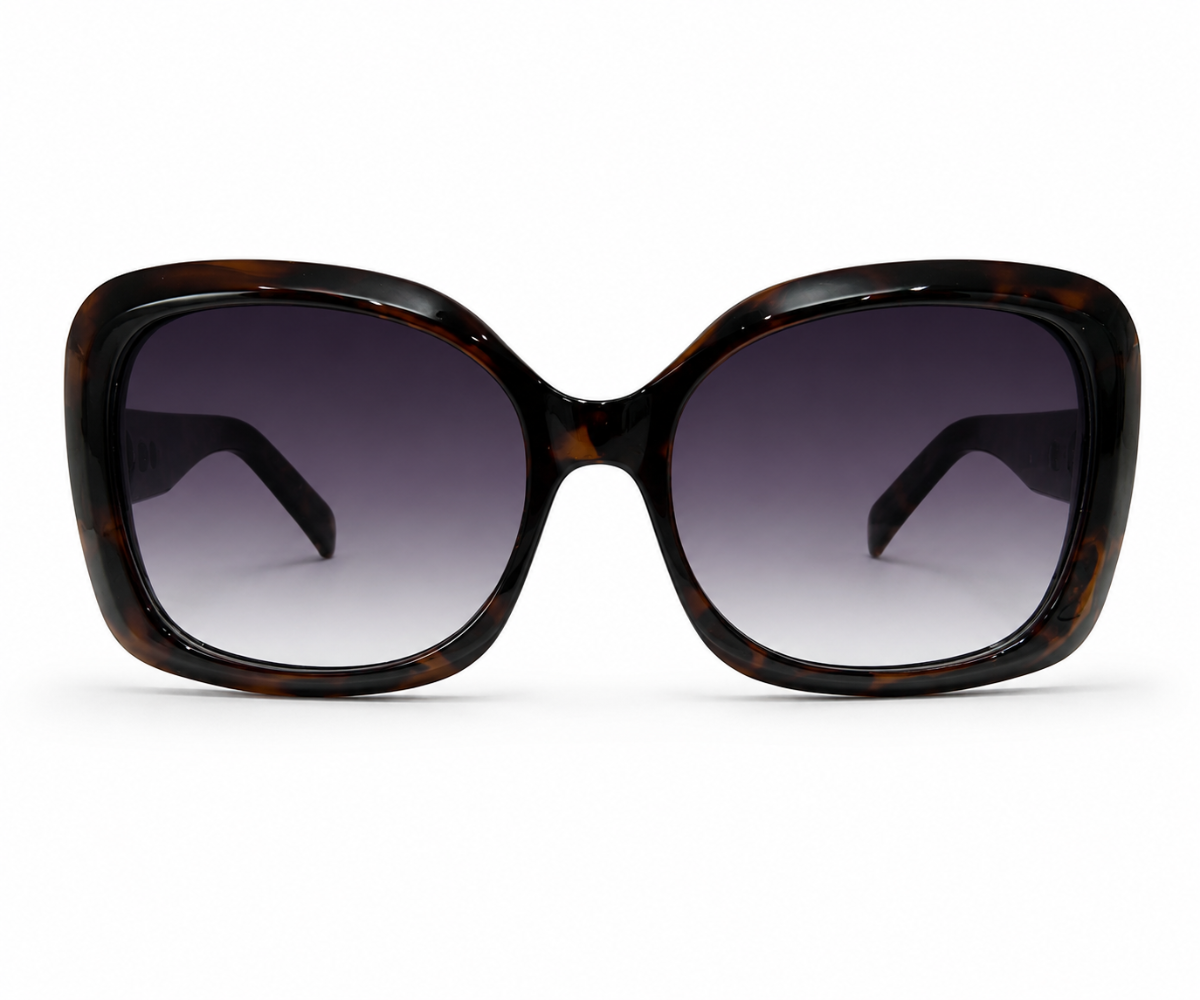 Karen Millen KM5053 103 57 Brown Havana Sunglasses