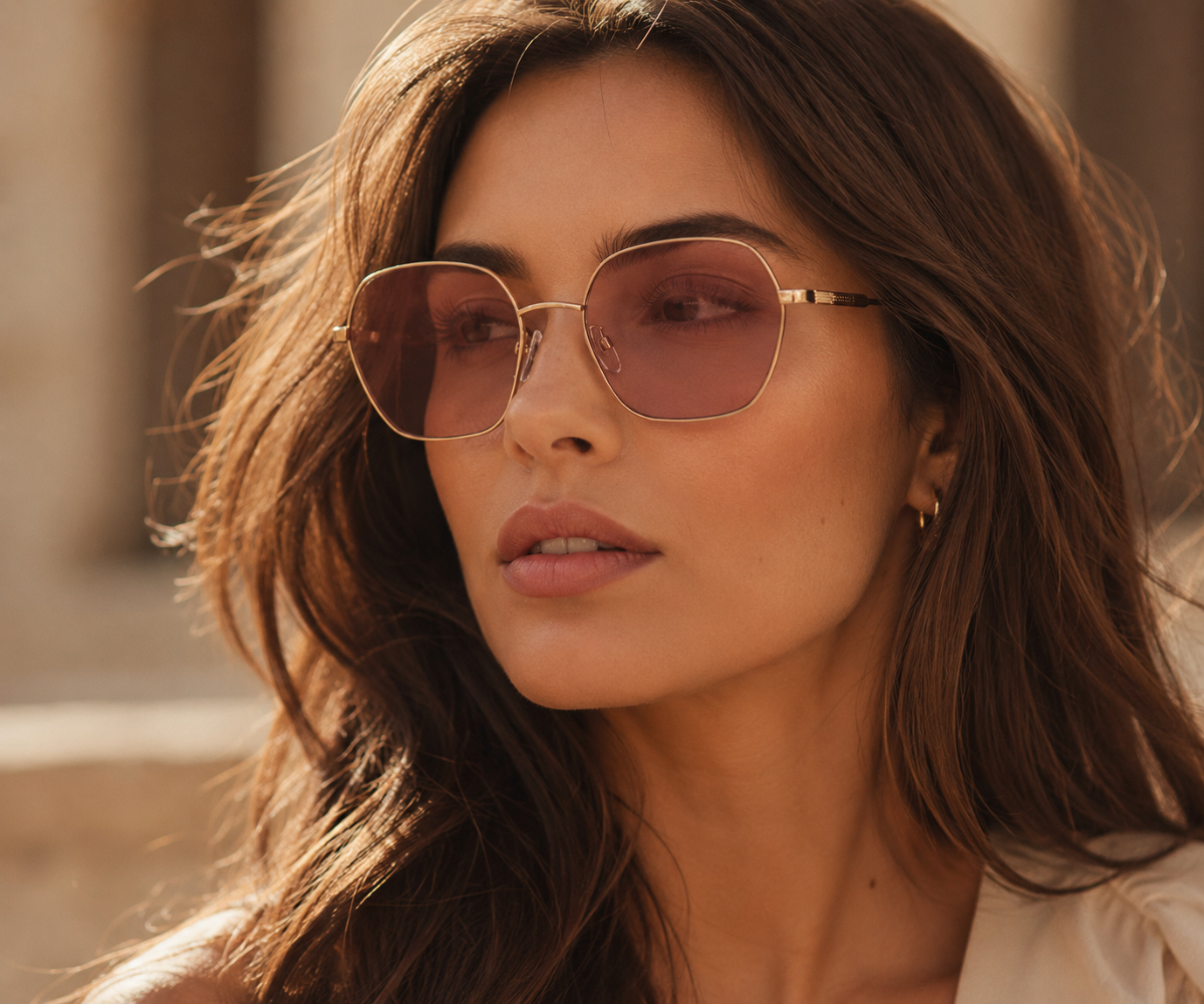 Barbour BA8130 C2 Gold Metal Sunglasses